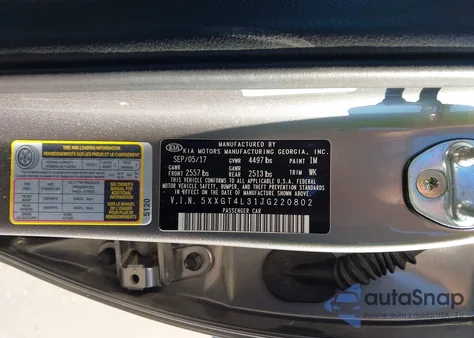 2018 Kia Optima Lx z USA, uszkodzony, nr VIN 5XXGT4L31JG220802